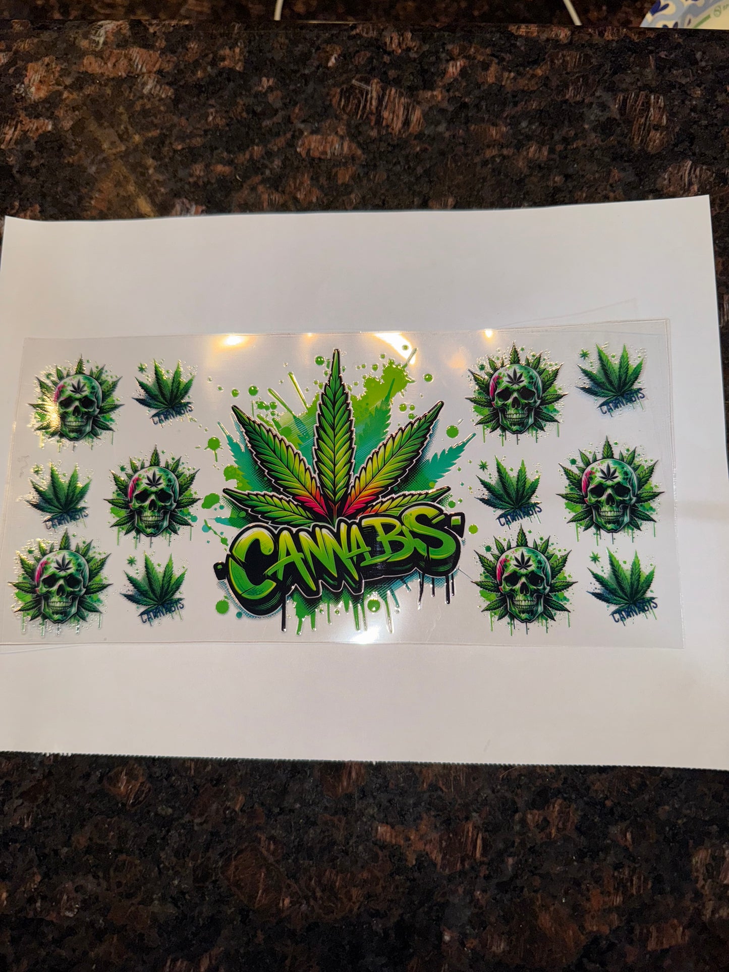 Marijuana Themed Decals