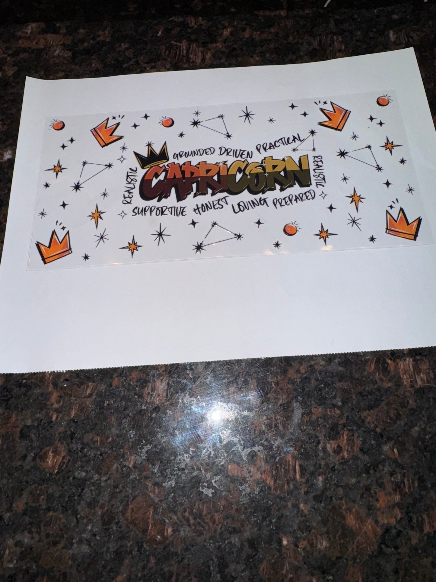 Capricorn Zodiac Sign Decal