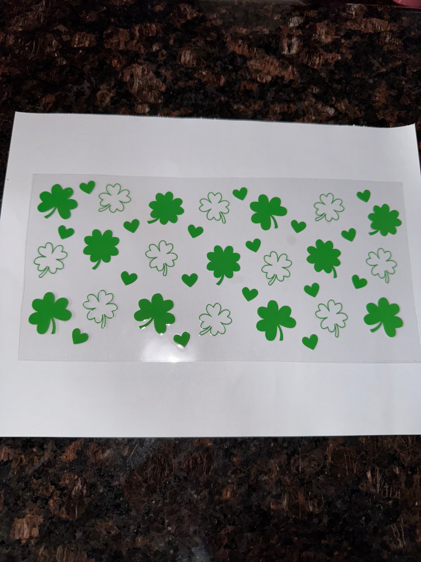 Clover Themed Decal