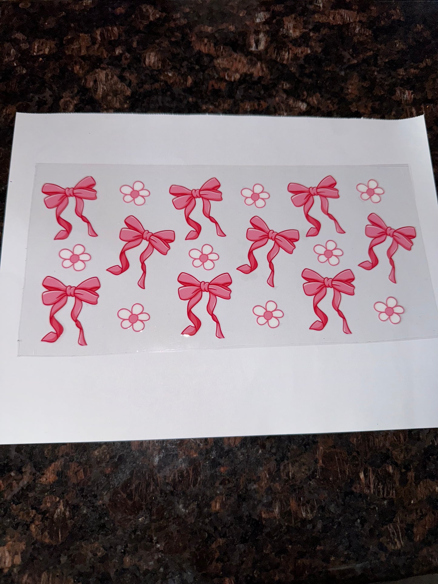 Bow Themed Decal