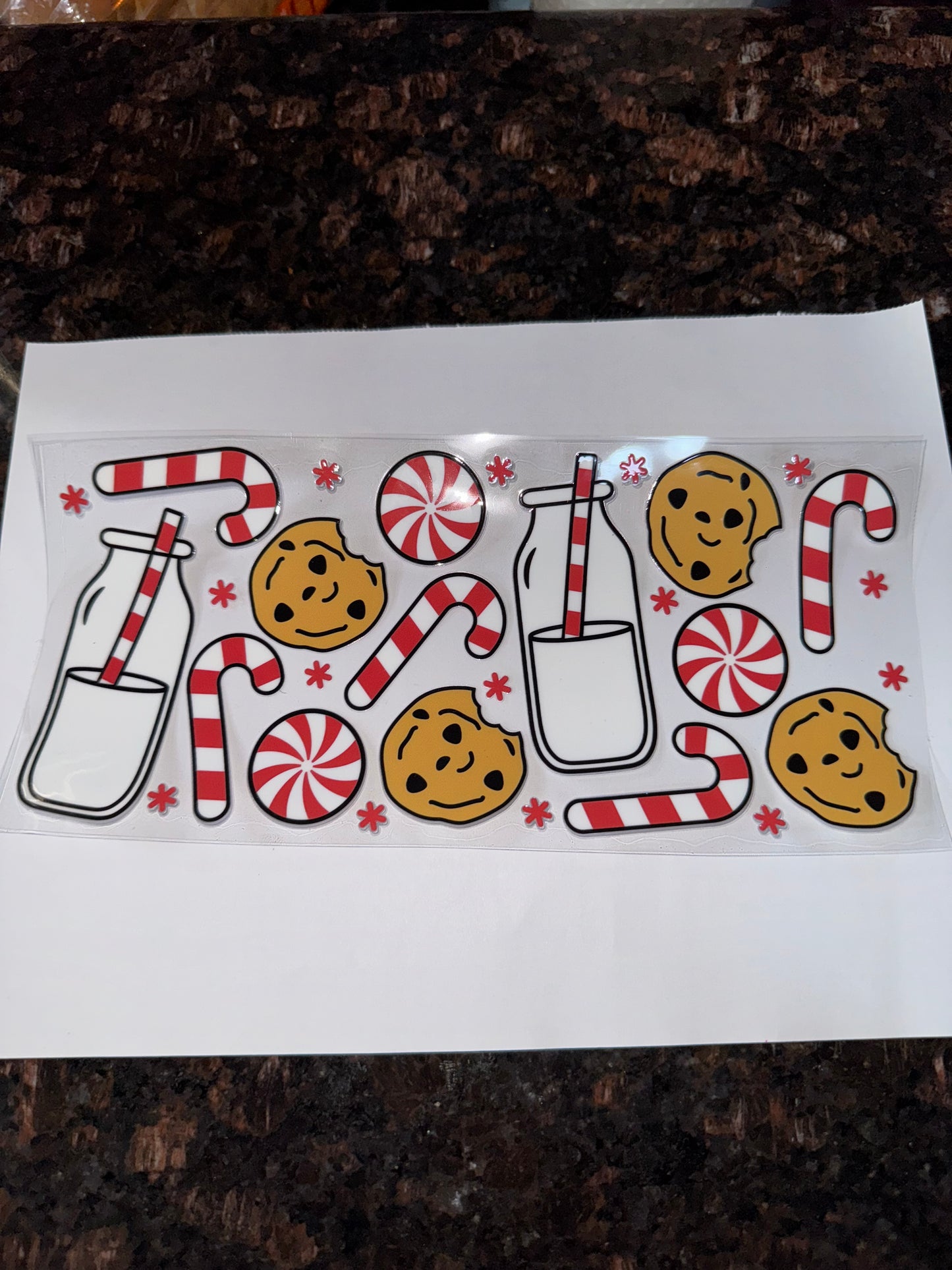 Christmas Themed Decal