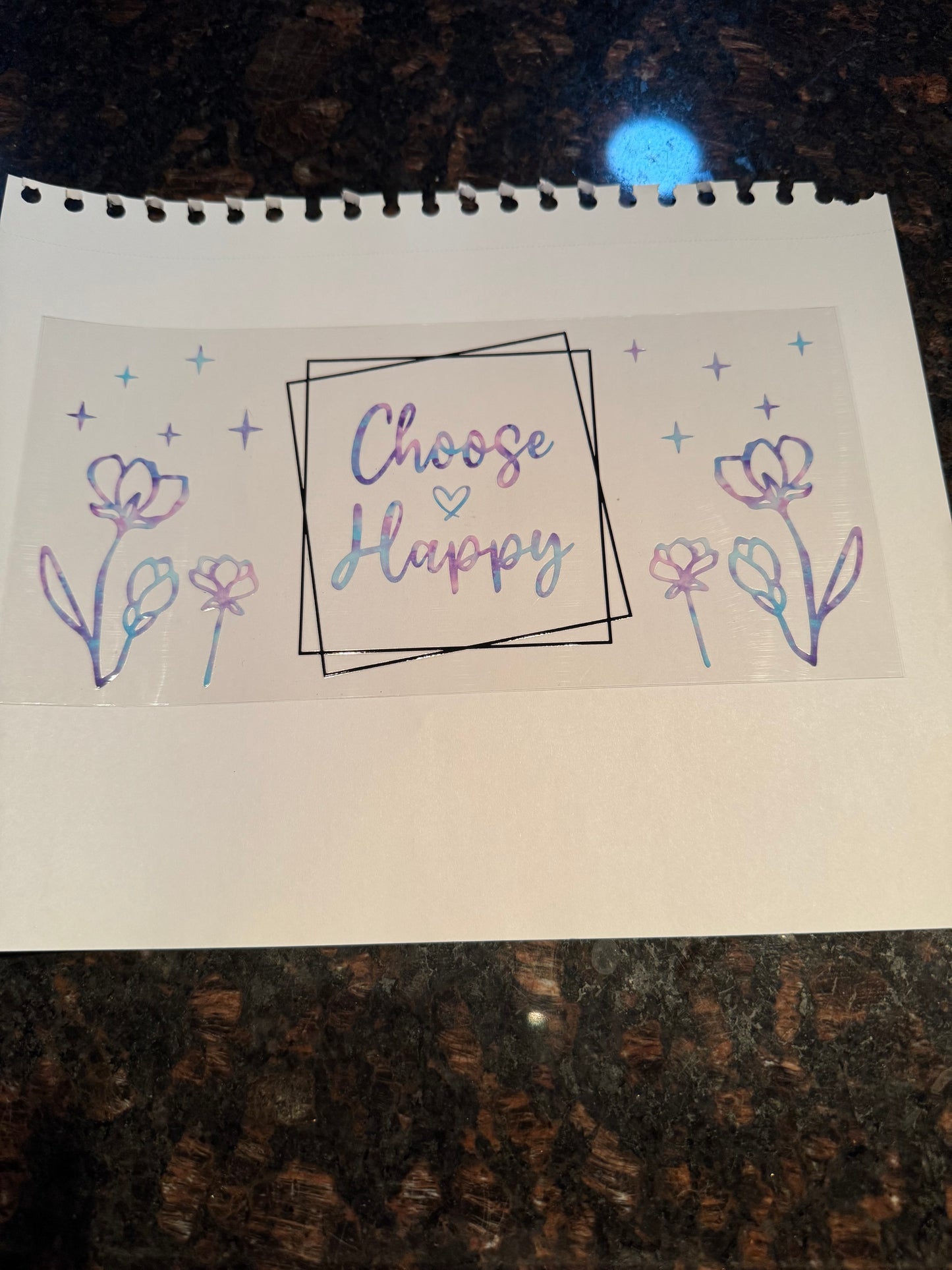 Choose Happy Decal