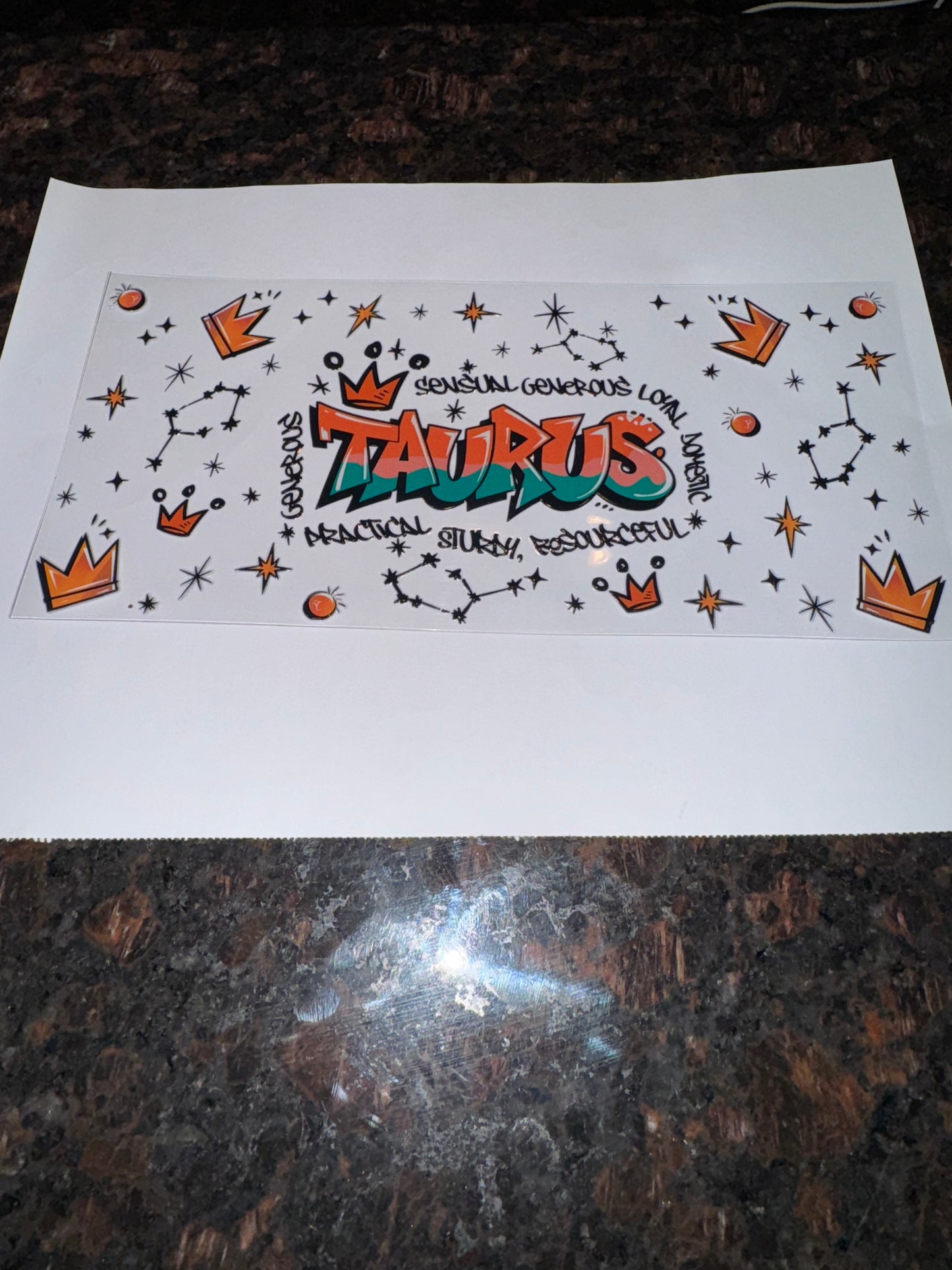 Taurus Zodiac Sign Decal