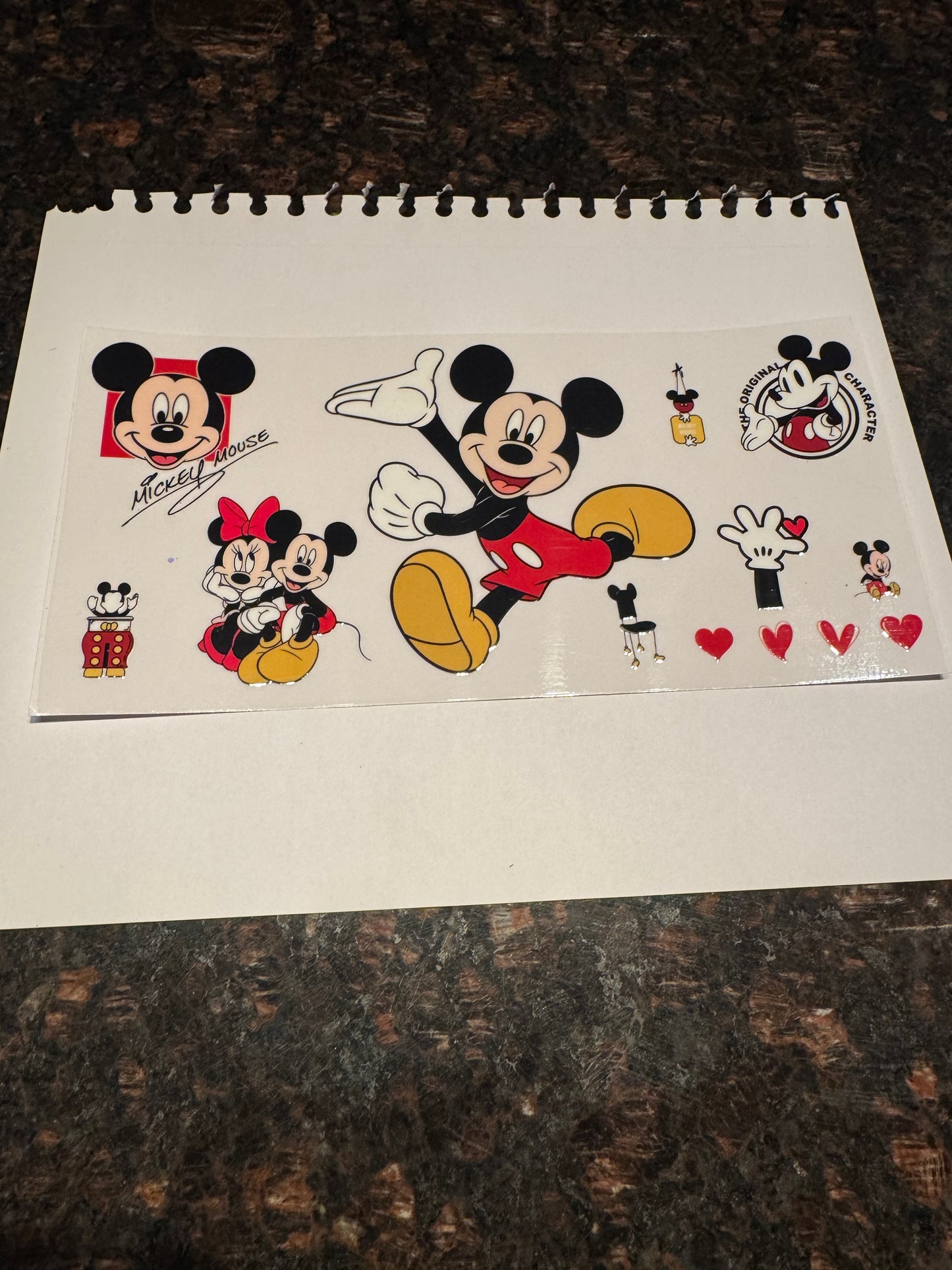 Mickey Mouse Themed Sticker