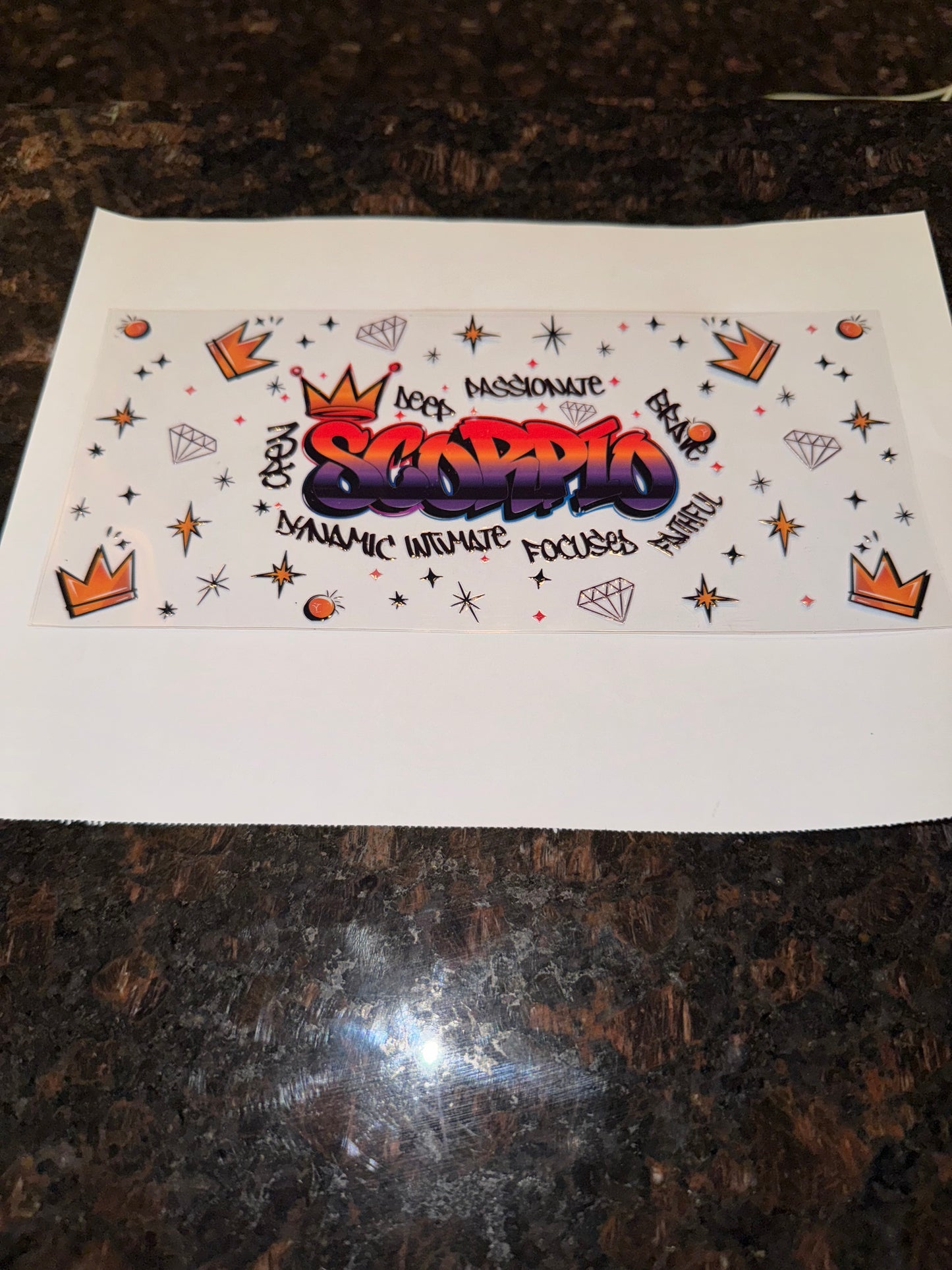 Scorpio Zodiac Sign Decal