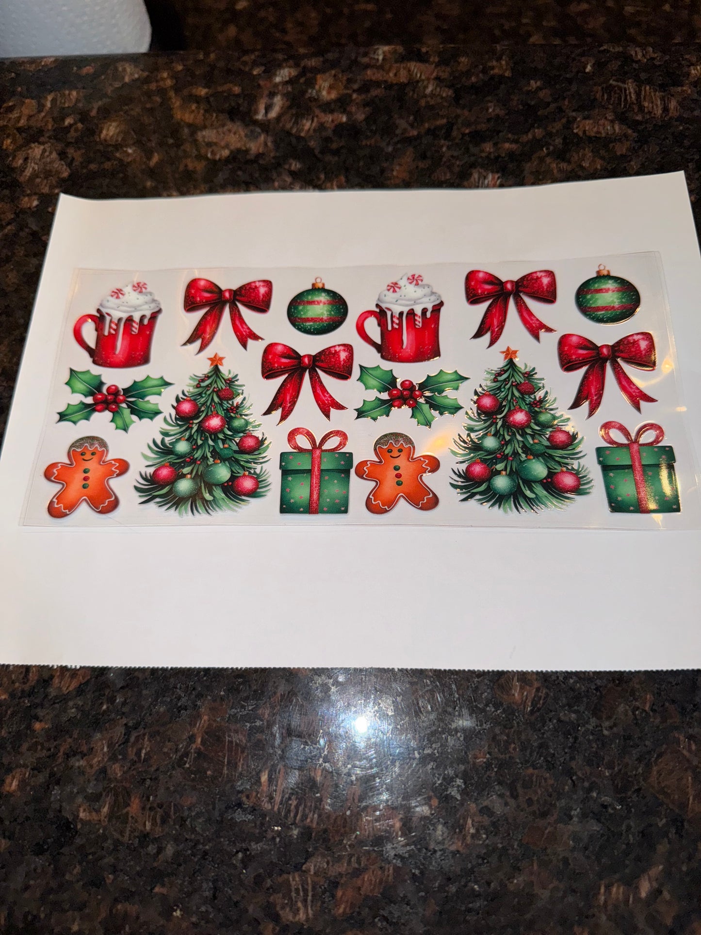 Christmas Themed Decal