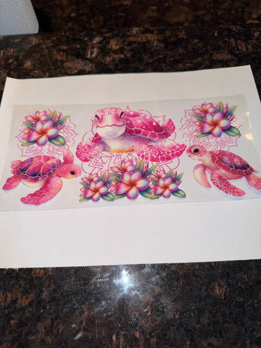Turtle Themed Decal
