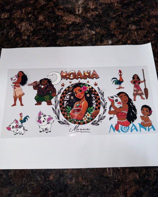 Moana Themed Sticker