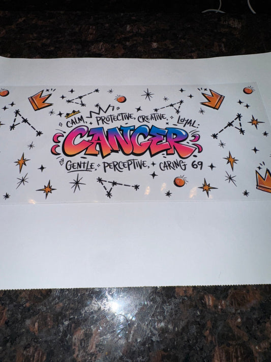 Cancer Zodiac Sign Decal