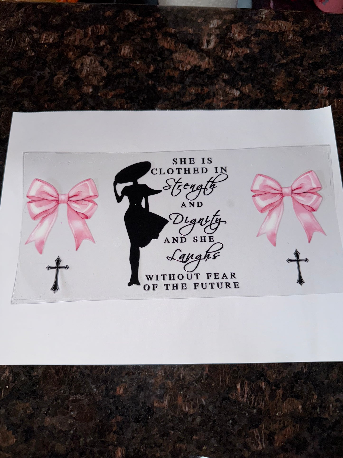 Strong Quote Sticker