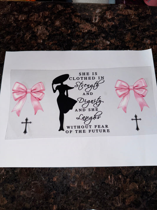 Strong Quote Sticker