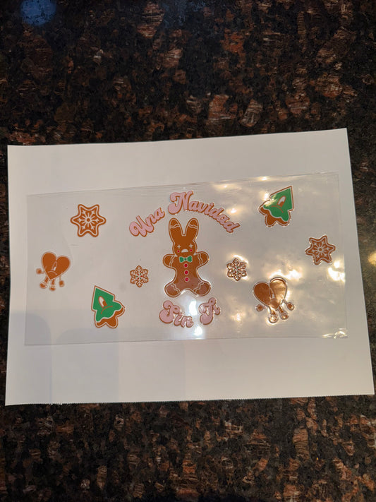 Christmas Themed Decal