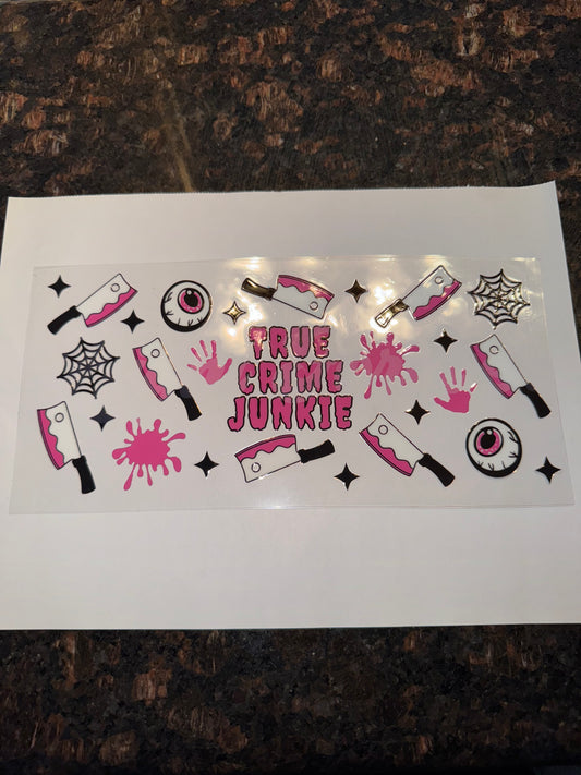 Crime Themed Decal