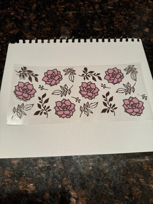 Flower Themed Sticker