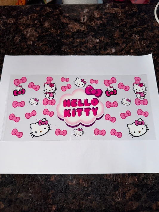 Hello Kitty Themed Sticker