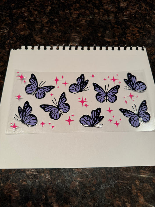 Butterfly Themed Sticker