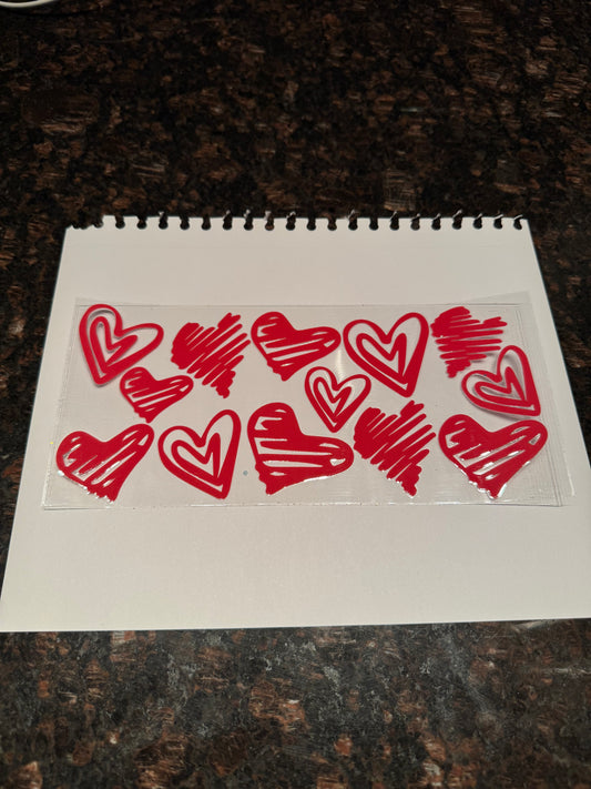 Heart Themed Sticker