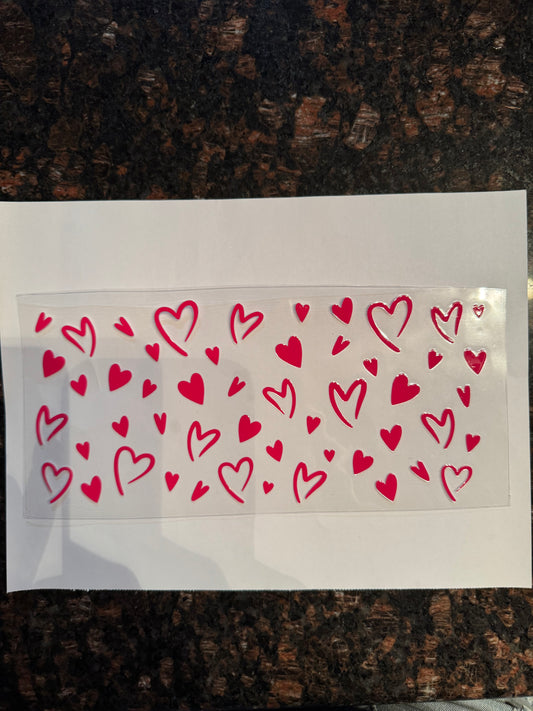 Heart Themed Decal