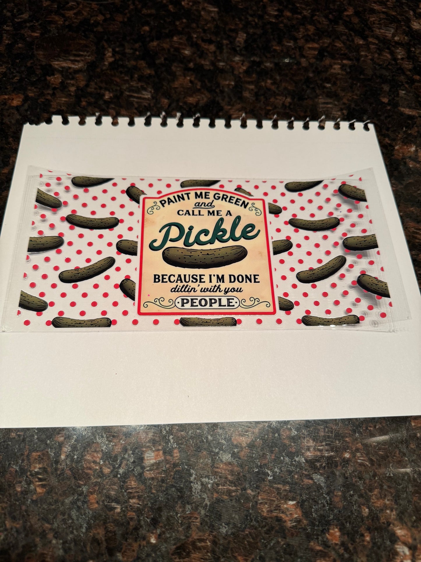 Random Pickle Sticker