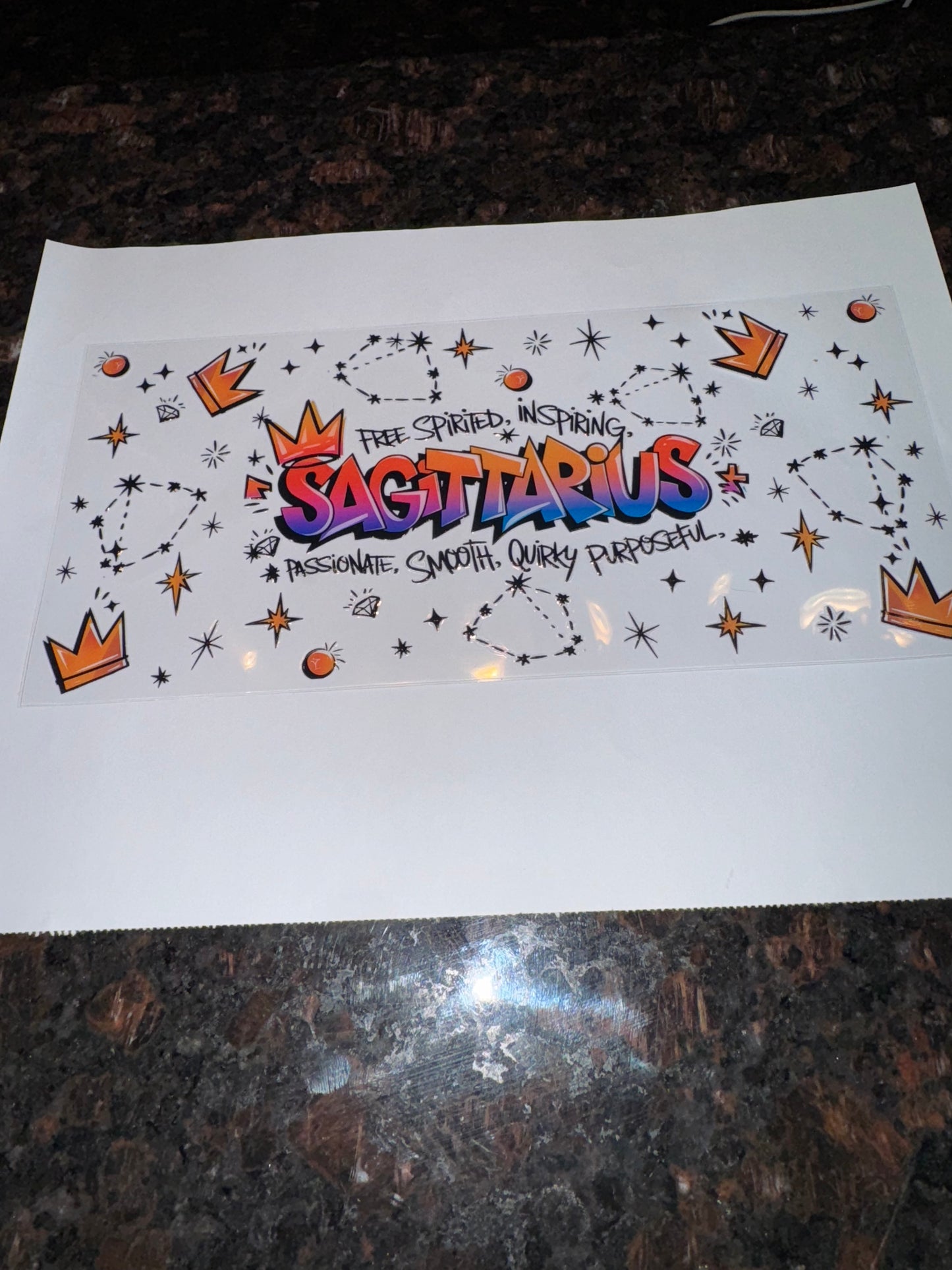 Sagittarius Zodiac Sign Decal