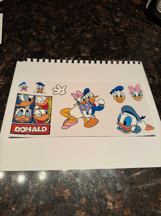 Donald Duck Themed Sticker