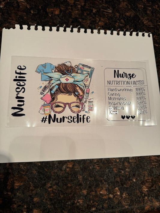 Nurse Themed Sticker