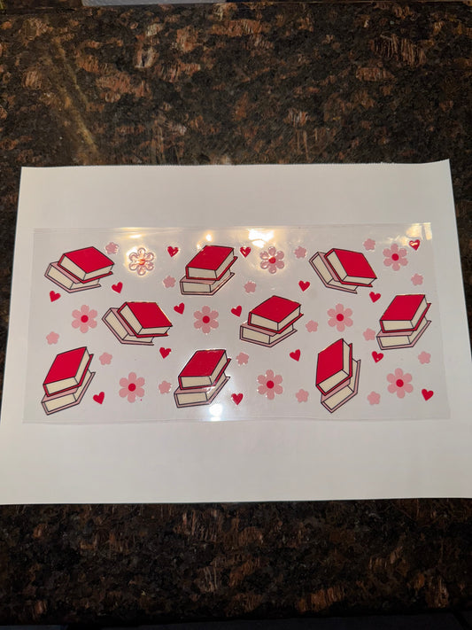 Book Themed Decal