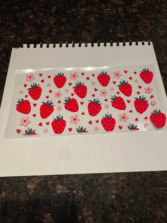 Strawberry Themed Sticker