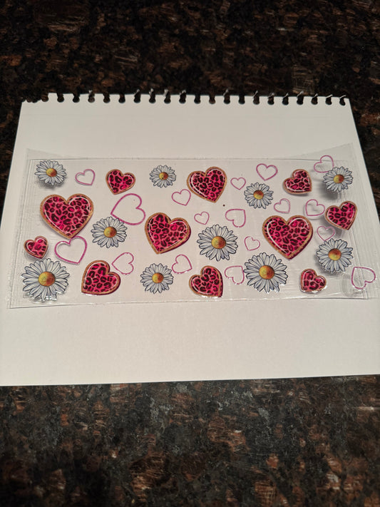 Heart/Flower Symbol Sticker