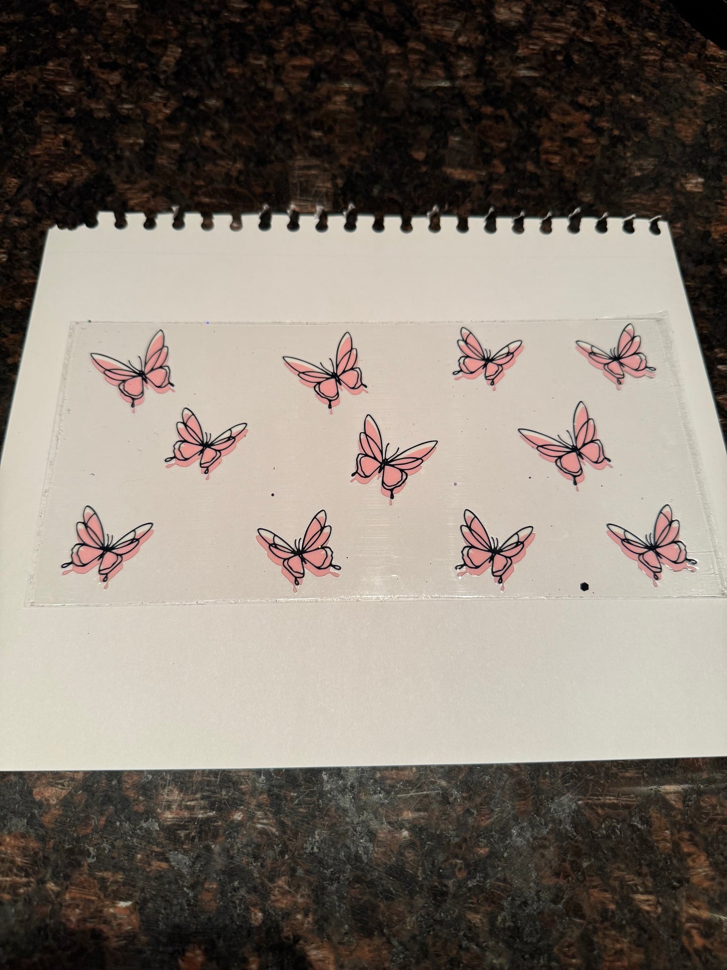 Butterfly Themed Sticker
