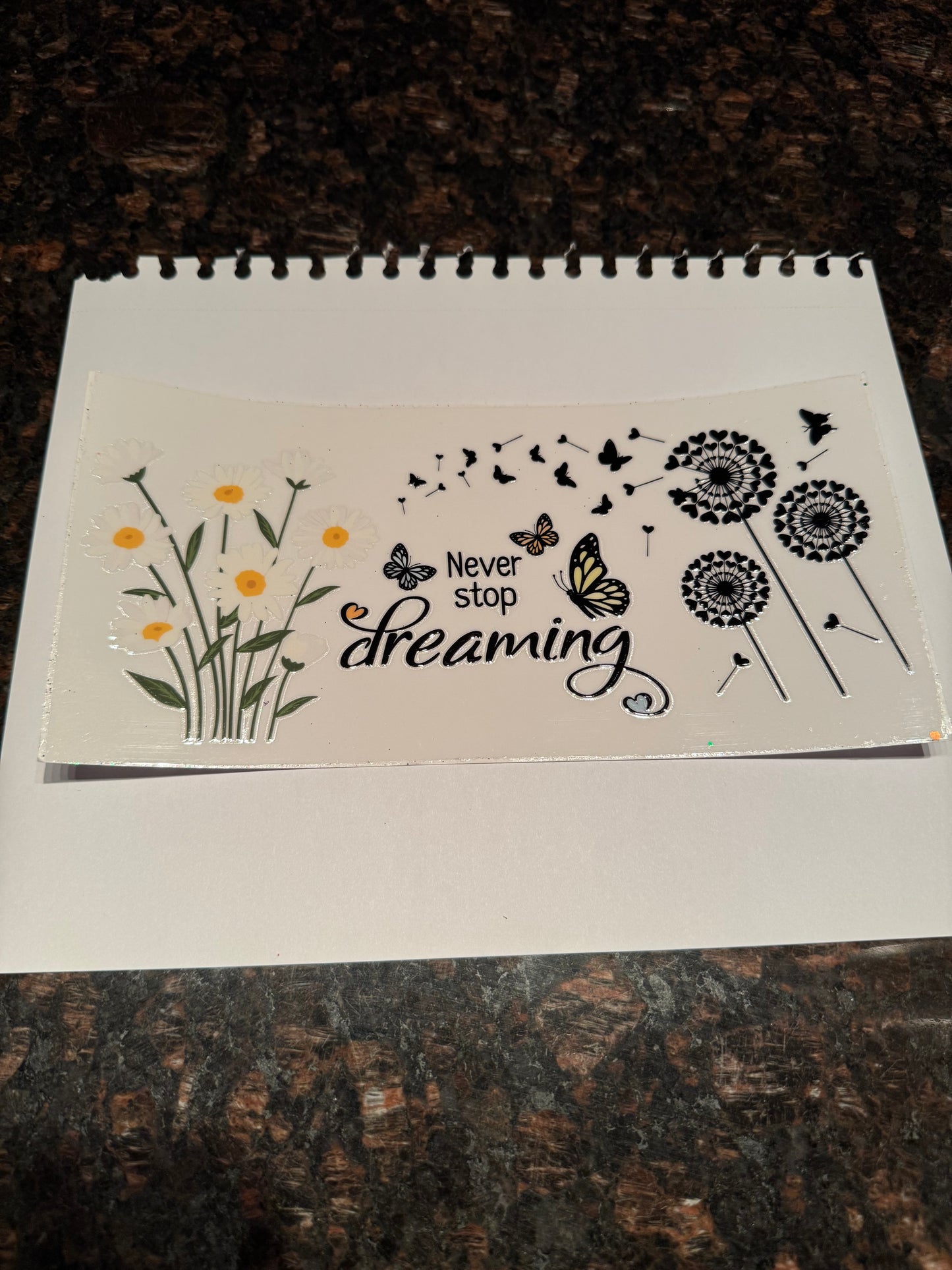 Inspiring Quote Sticker