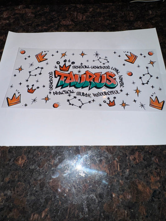 Taurus Zodiac Sign Decal