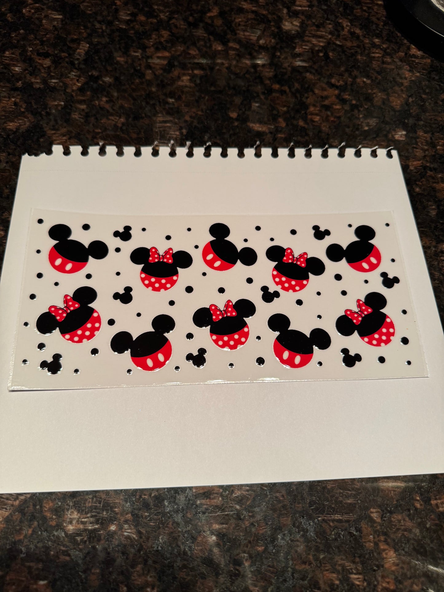 Mickey Mouse Themed Sticker